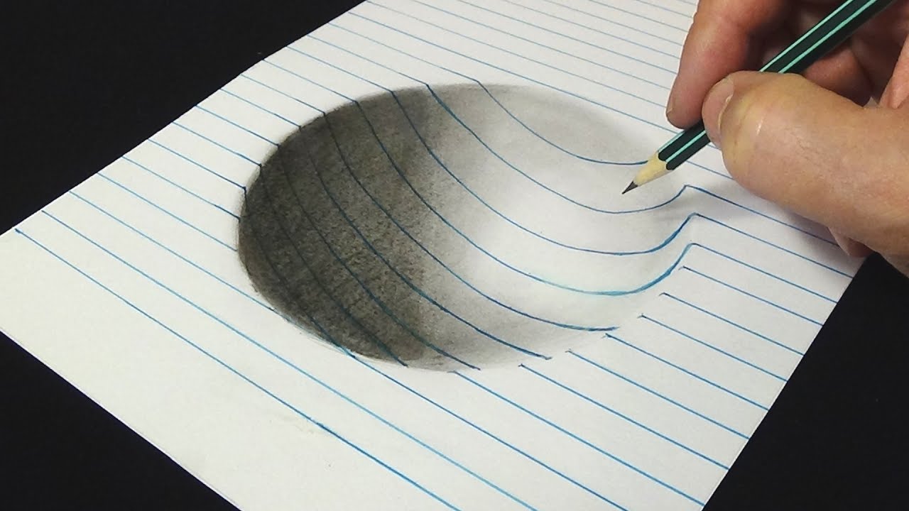 Simple 3D Pencil Sketches